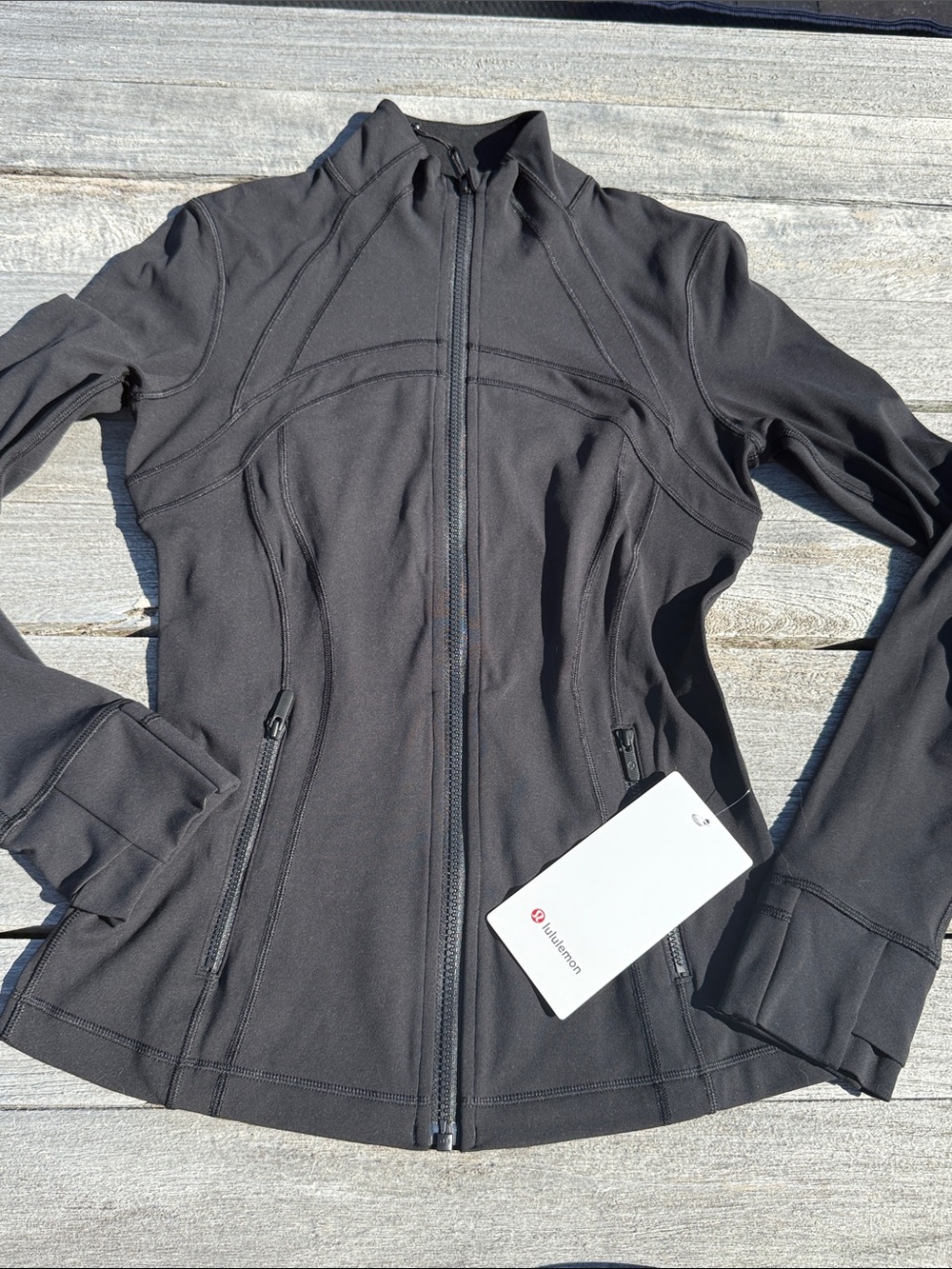 Lululemon Define Jacket Nulu Black size 6 NWT